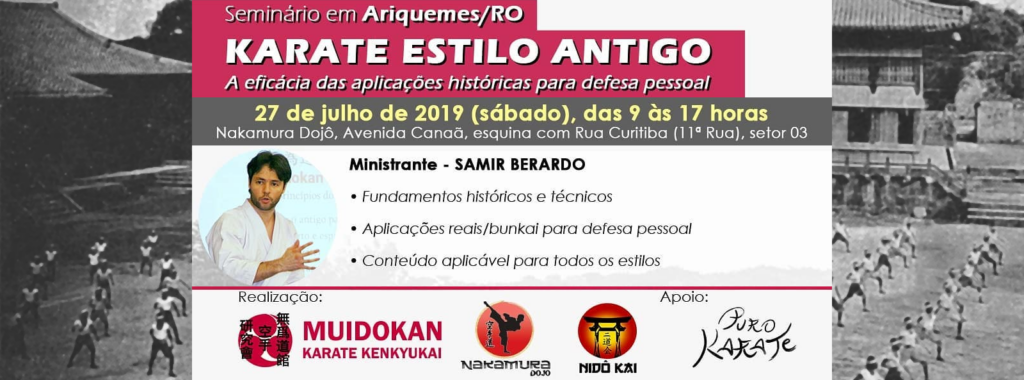 Seminário de Karate Estilo Antigo em Ariquemes/RO